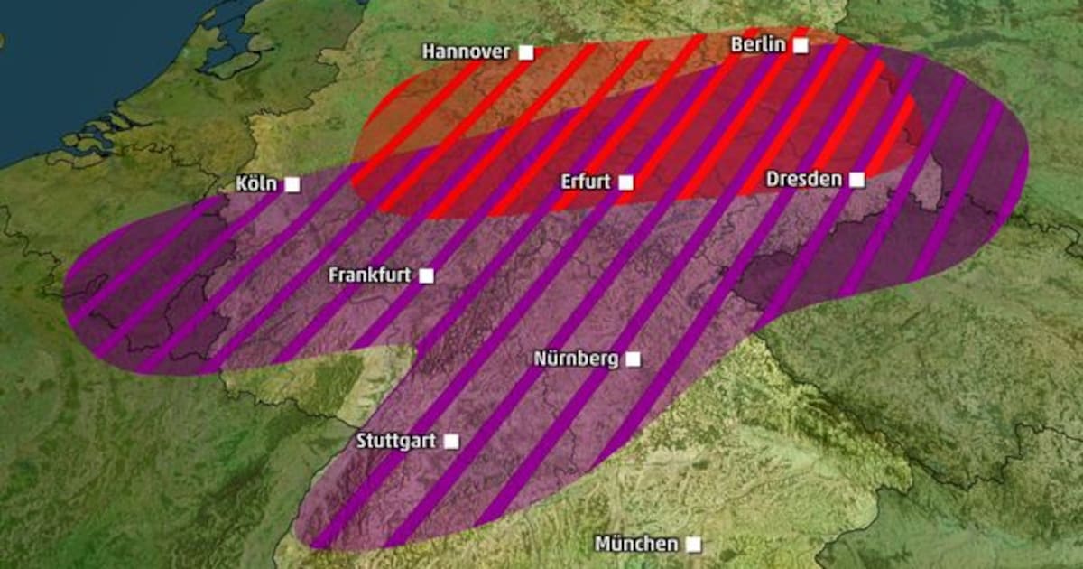 Unwetterwarnung: Starkregen, Hagel & Sturmböen Heute