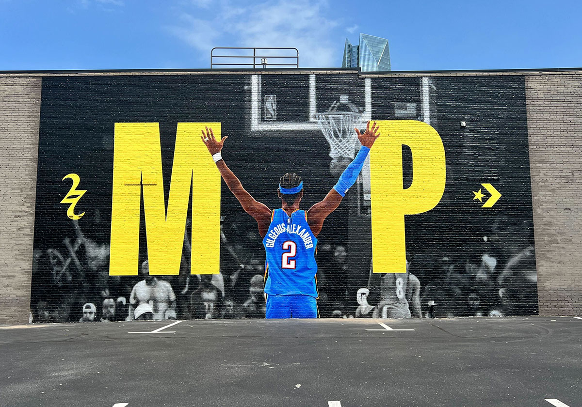 Converse Feiert Shais MVP: Murals & Plakatwände
