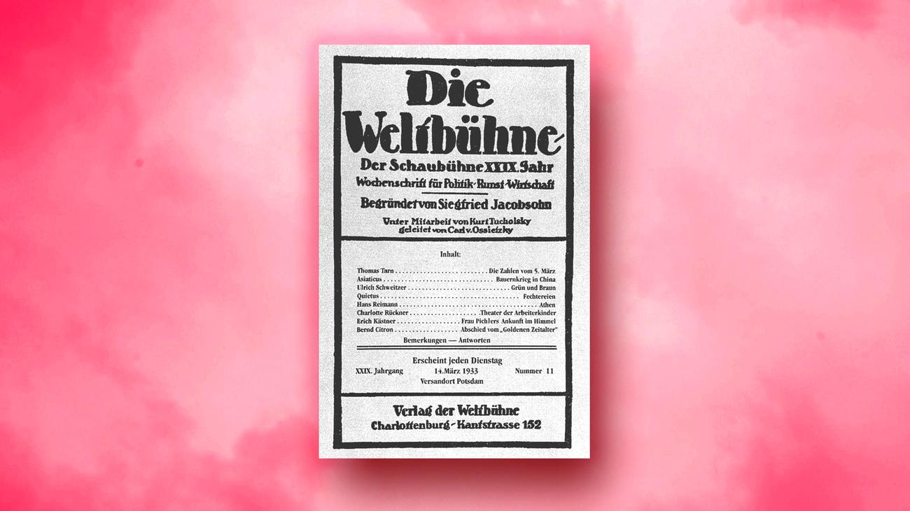 Die Weltbühne: Erbe Und Zukunft