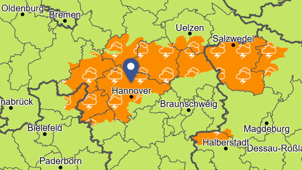 Unwetterwarnung Hannover: Heftige Gewitter Ziehen Auf