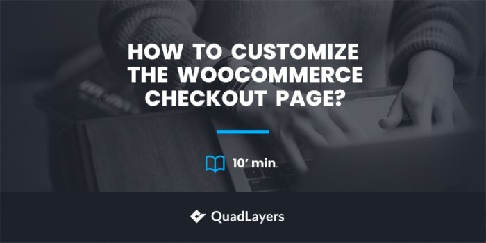 Checkout customize woocommerce