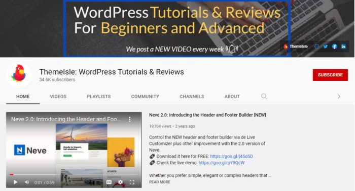 Best YouTube Channels to Learn WordPress for Free