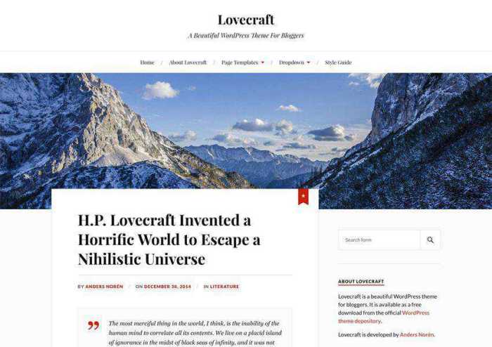 Best Free WordPress Themes for Personal Blogs