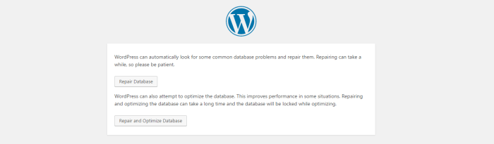 How to Repair a Corrupted WordPress Database